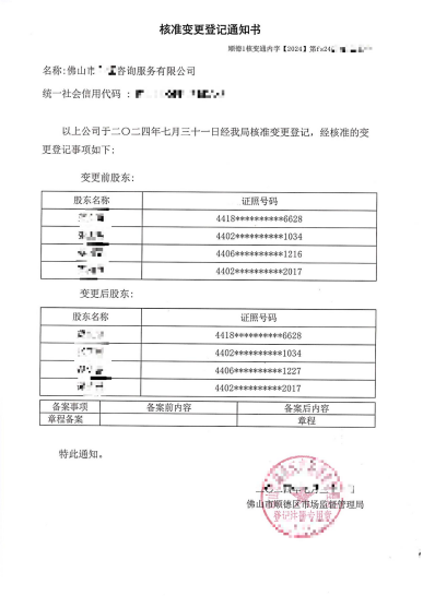 佛山市***咨询服务有限公司注销代办